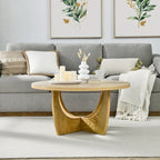 Living Room Wooden Round Coffee Table
