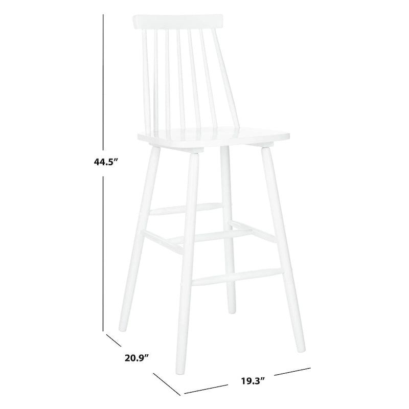 Tabourets de bar de ferme Beaufort de 30 po avec broche, ensemble de 2 – Tabourets hauteur comptoir 19Wx21Dx45H
