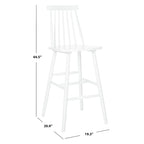 Tabourets de bar de ferme Beaufort de 30 po avec broche, ensemble de 2 – Tabourets hauteur comptoir 19Wx21Dx45H