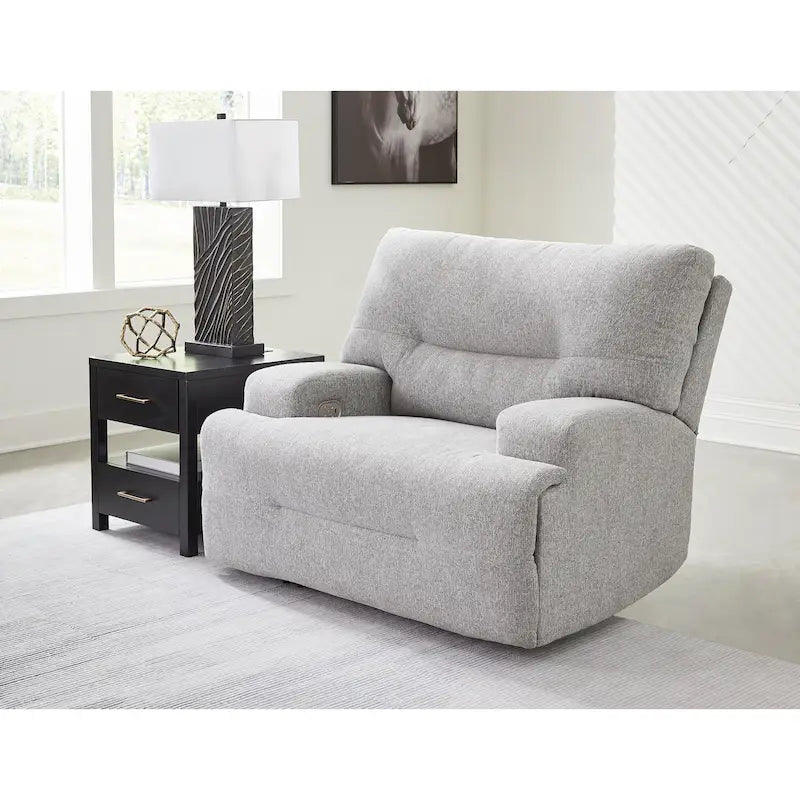 Fauteuil inclinable électrique grand format Acklen Place – Fauteuil inclinable rembourré pour salon