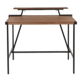 Bureau debout Gunn avec étagère amovible – Bureau debout à hauteur réglable pour le bureau à domicile