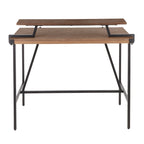 Bureau debout Gunn avec étagère amovible – Bureau debout à hauteur réglable pour le bureau à domicile
