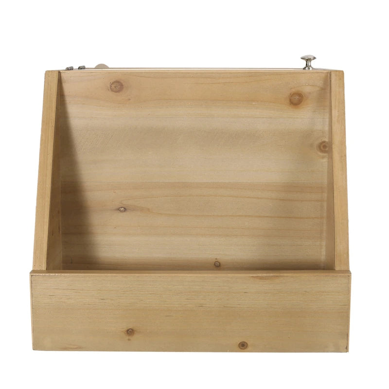 Table d'appoint contemporaine Merlack avec niche – Table d'appoint avec accent rotin et rangement