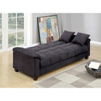 Canapé réglable en microfibre avec rangement