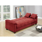 Canapé réglable en microfibre avec rangement