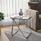 Table pliante rectangulaire Lawrence – Table repliable légère et portable pour usage intérieur