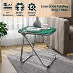 Table pliante rectangulaire Lawrence – Table repliable légère et portable pour usage intérieur