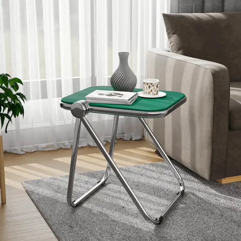 Table pliante rectangulaire Lawrence – Table repliable légère et portable pour usage intérieur