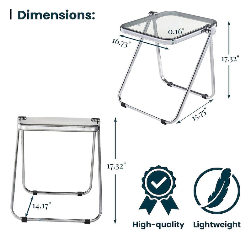 Table pliante rectangulaire Lawrence – Table repliable légère et portable pour usage intérieur