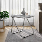 Table pliante rectangulaire Lawrence – Table repliable légère et portable pour usage intérieur