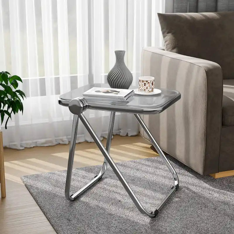 Table pliante rectangulaire Lawrence – Table repliable légère et portable pour usage intérieur