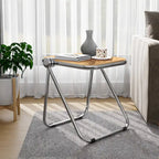 Table pliante rectangulaire Lawrence – Table repliable légère et portable pour usage intérieur