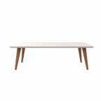 Table basse rectangulaire haute Utopia 17,52 avec pieds évasés