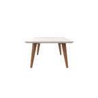 Table basse rectangulaire haute Utopia 17,52 avec pieds évasés