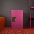 Armoire de rangement compacte, amovible et empilable en acier