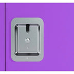 Armoire de rangement compacte, amovible et empilable en acier
