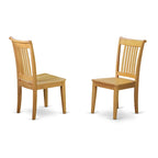 Ensemble Table à Manger Rectangulaire en Bois Massif et 4 Chaises – Ensemble de Salle à Manger/Cuisine en Chêne