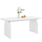 Table à manger rétro en bois de 63 pouces pour 4 à 6 personnes