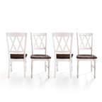 Ensemble de 4 chaises de salle à manger rembourrées Shelby – Chaises de cuisine et de salle à manger
