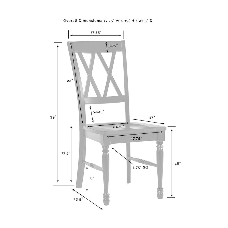 Ensemble de 4 chaises de salle à manger rembourrées Shelby – Chaises de cuisine et de salle à manger