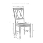 Ensemble de 4 chaises de salle à manger rembourrées Shelby – Chaises de cuisine et de salle à manger