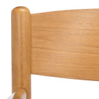 Fauteuil d'appoint bohème en corde tressée danoise | Cadre en bois massif | Style scandinave | 63,5 cm (L) x 63,5 cm (P) x 76,2 cm (H)