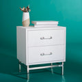 Table de chevet moderne à 2 tiroirs Viviyana – avec rangement pour chambre à coucher