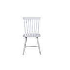 Chaise de salle à manger, hévéa, dossier Windsor, lot de 2 - 19,5 L x 18 l x 34 H