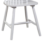 Chaise de salle à manger, hévéa, dossier Windsor, lot de 2 - 19,5 L x 18 l x 34 H