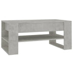Table basse en bois composite multicolore – Table de salon moderne 40,2x21,7x17,7