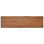 Meuble TV en bois de teck massif 110x30x50 cm – Meuble multimédia bas