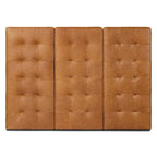 Poly and Bark Napa Leather Headboard - Full Grain Genuine Italian Leather