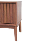 Meuble TV coulissant de style rustique de 58 po avec gestion des câbles | Convient aux téléviseurs jusqu'à 65 po | MDF | 3 couleurs