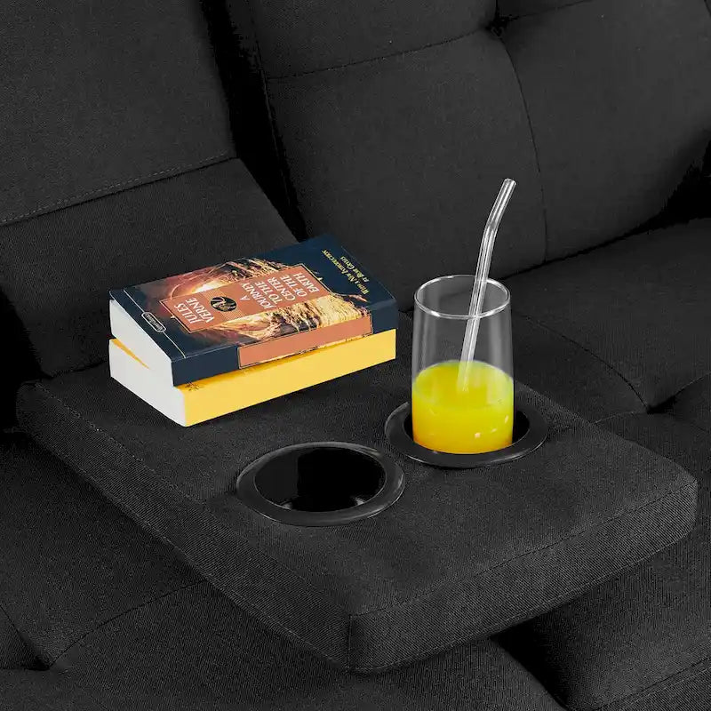 Canapé-lit futon convertible en tissu – Canapé-lit pliant pour salon