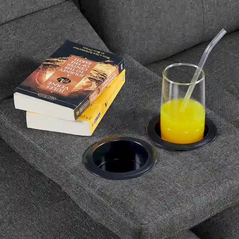 Canapé-lit futon convertible en tissu – Canapé-lit pliant pour salon