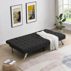 Canapé convertible moderne en tissu, confortable pour appartement, salon, studio