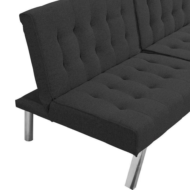 Canapé convertible moderne en tissu, confortable pour appartement, salon, studio