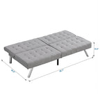 Canapé convertible moderne en tissu, confortable pour appartement, salon, studio