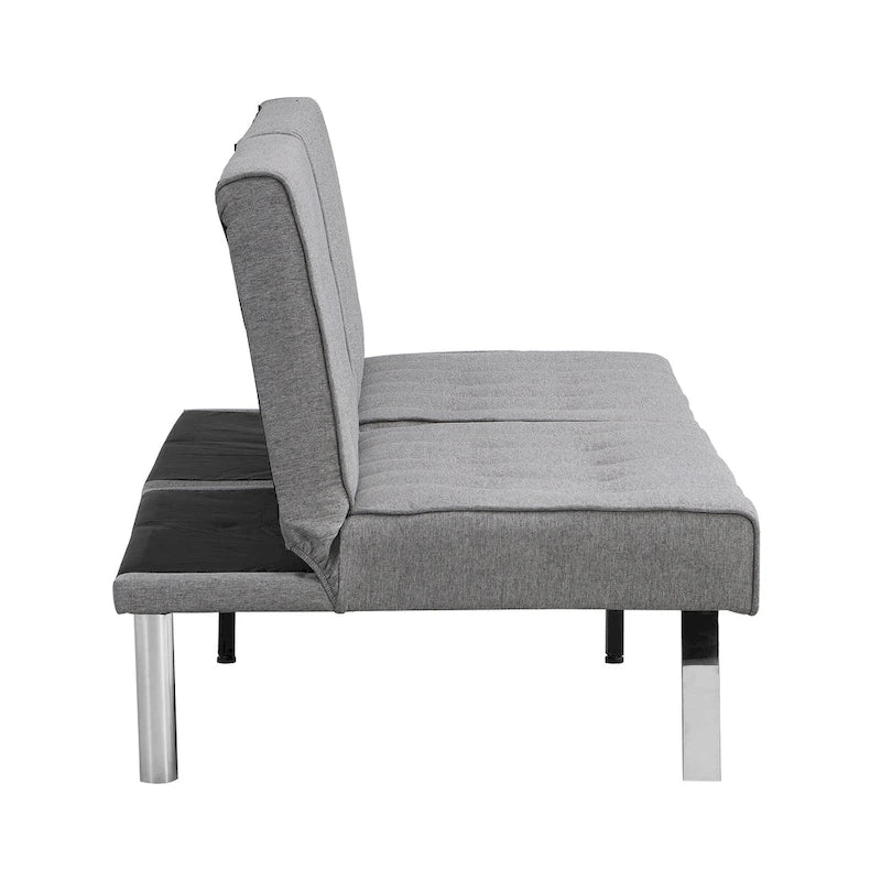 Canapé convertible moderne en tissu, confortable pour appartement, salon, studio