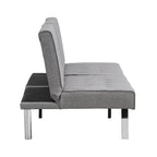 Canapé convertible moderne en tissu, confortable pour appartement, salon, studio