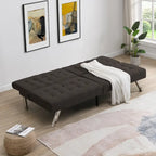 Canapé convertible moderne en tissu, confortable pour appartement, salon, studio
