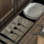 Garde-manger de cuisine autoportant 71 avec 4 portes et 2 grands placards, meuble de rangement haut avec grand tiroir pour salle à manger