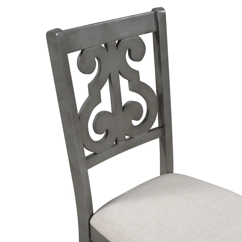 Ensemble table et chaises rondes 5 pièces