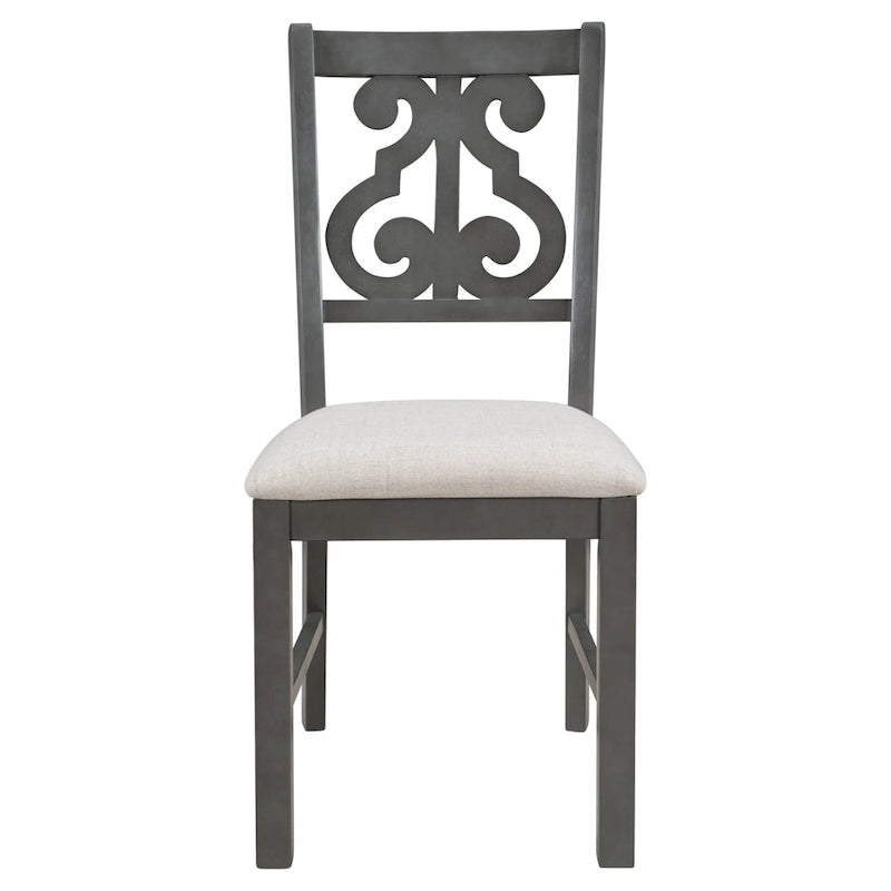 Ensemble table et chaises rondes 5 pièces