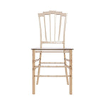 Chaise de salle à manger Synth Modern en acrylique transparent avec dossier Windsor – Chaise d'appoint transparente