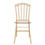 Chaise de salle à manger Synth Modern en acrylique transparent avec dossier Windsor – Chaise d'appoint transparente
