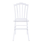Chaise de salle à manger Synth Modern en acrylique transparent avec dossier Windsor – Chaise d'appoint transparente