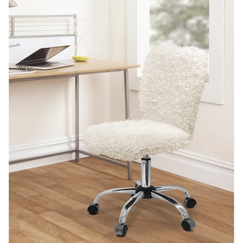 Chaise de bureau ergonomique à hauteur réglable – Chaise de bureau à domicile avec base pivotante