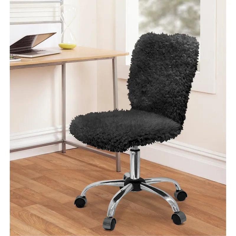 Chaise de bureau ergonomique à hauteur réglable – Chaise de bureau à domicile avec base pivotante