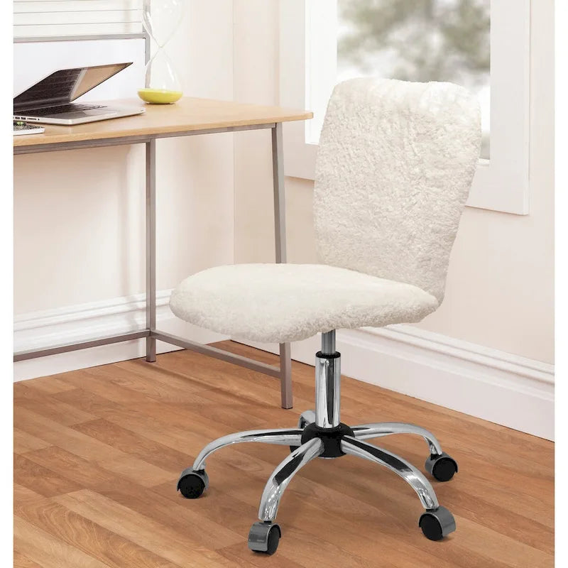 Chaise de bureau ergonomique à hauteur réglable – Chaise de bureau à domicile avec base pivotante